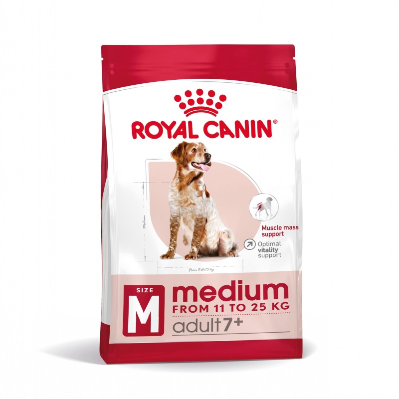 Ração para cão Royal Canin Medium Adult 7+