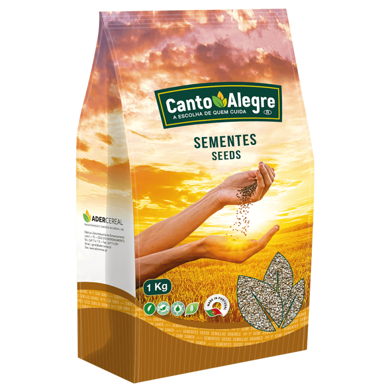 Linhaça castanha para aves - Canto Alegre