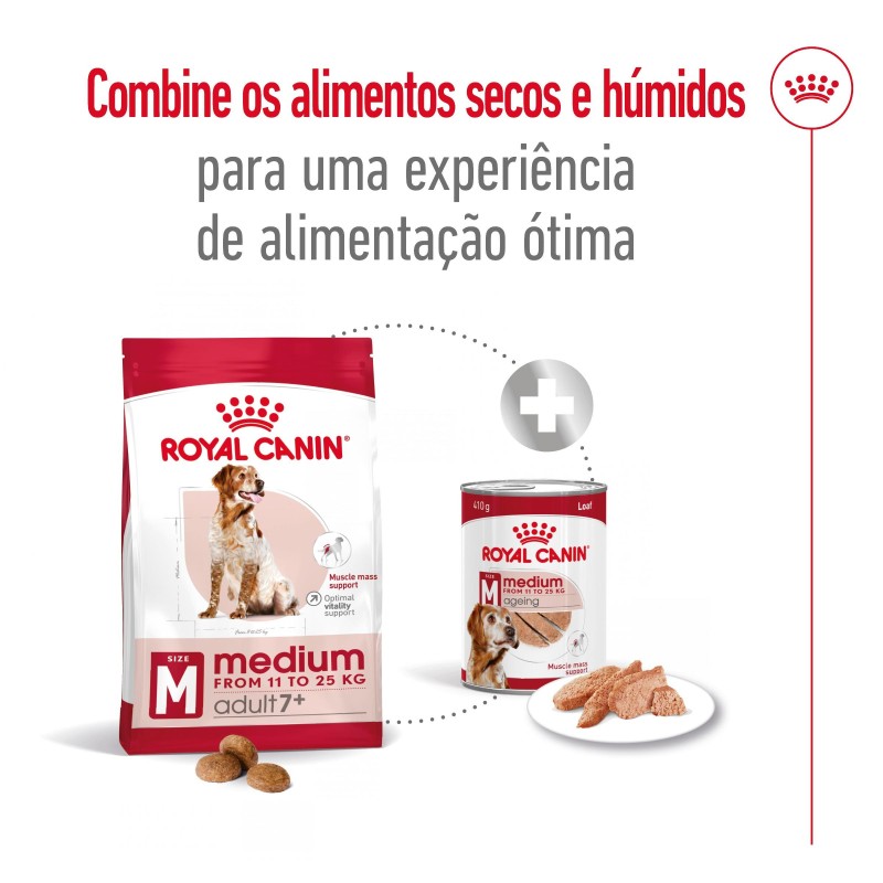 Ração para cão Royal Canin Medium Adult 7+