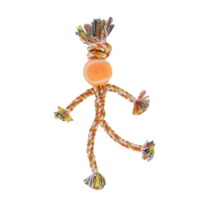Boneco de cordas com bola de ténis Boneco de cordas com bola de ténis