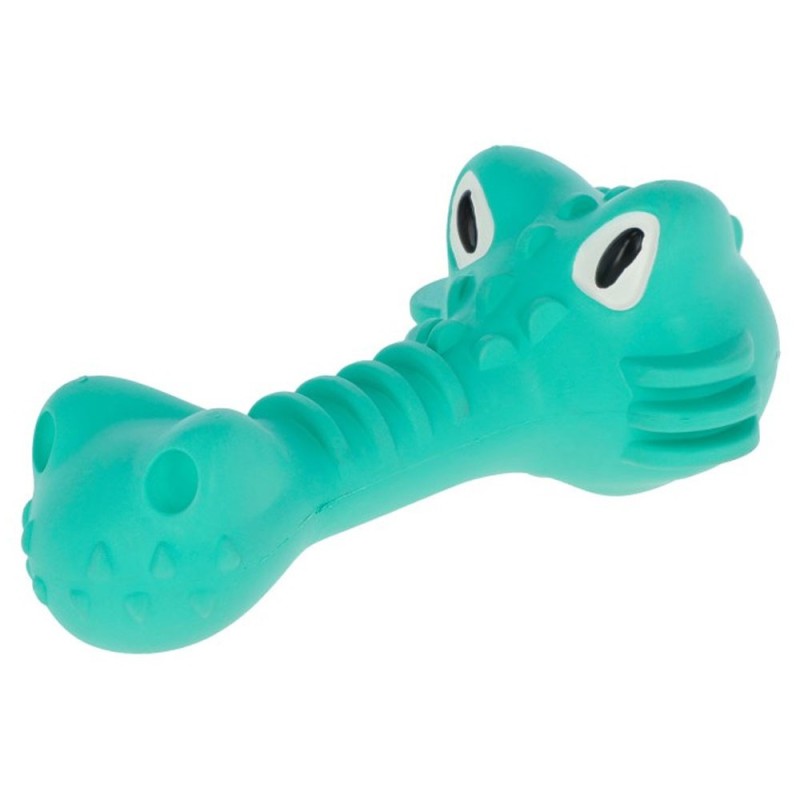 Brinquedo de borracha ToyFastic em forma de crocodilo para cão - Kerbl Brinquedo de borracha ToyFastic em forma de crocodilo para cão - Kerbl