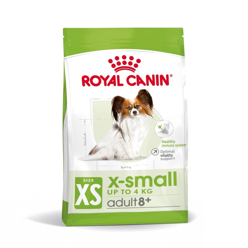 Ração para cão Royal Canin X-Small Adulto 8+