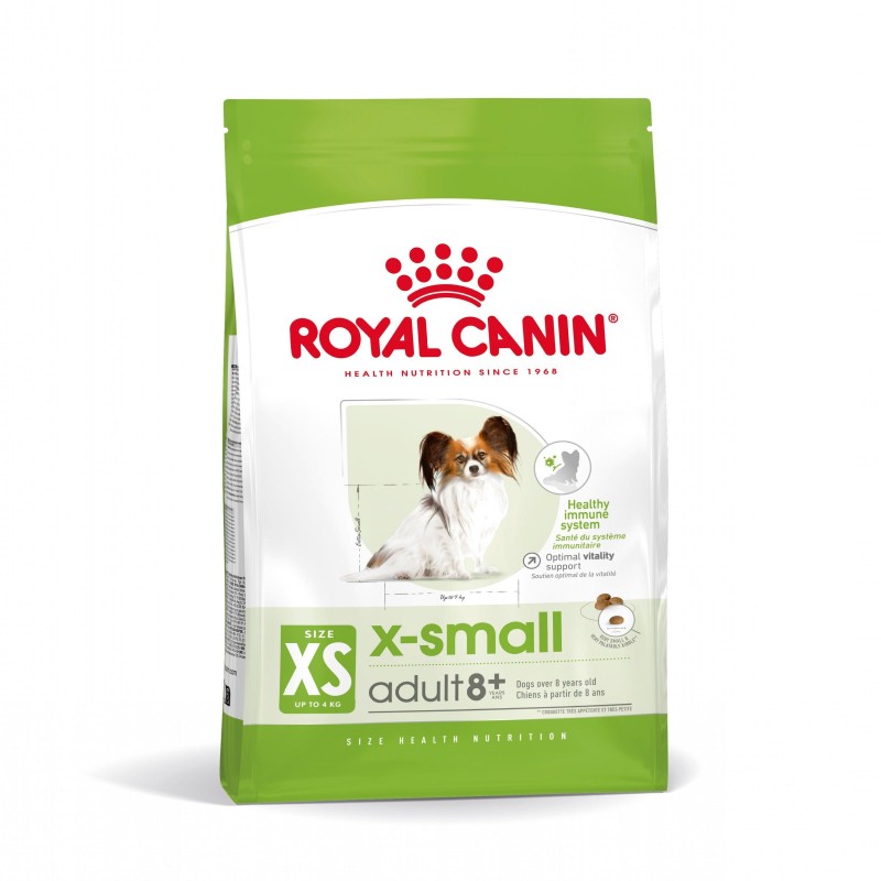 Ração para cão Royal Canin X-Small Adulto 8+
