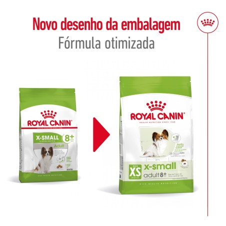 Ração para cão Royal Canin X-Small Adulto 8+