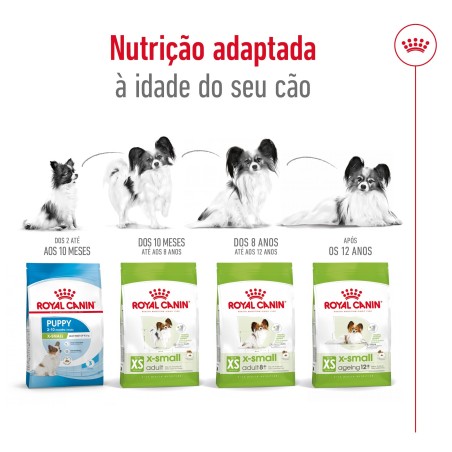 Ração para cão Royal Canin X-Small Adulto 8+