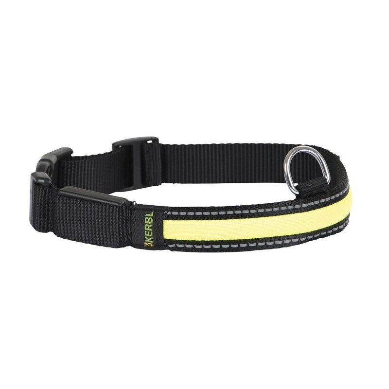 Coleira refletora Kerbl para cão com luz