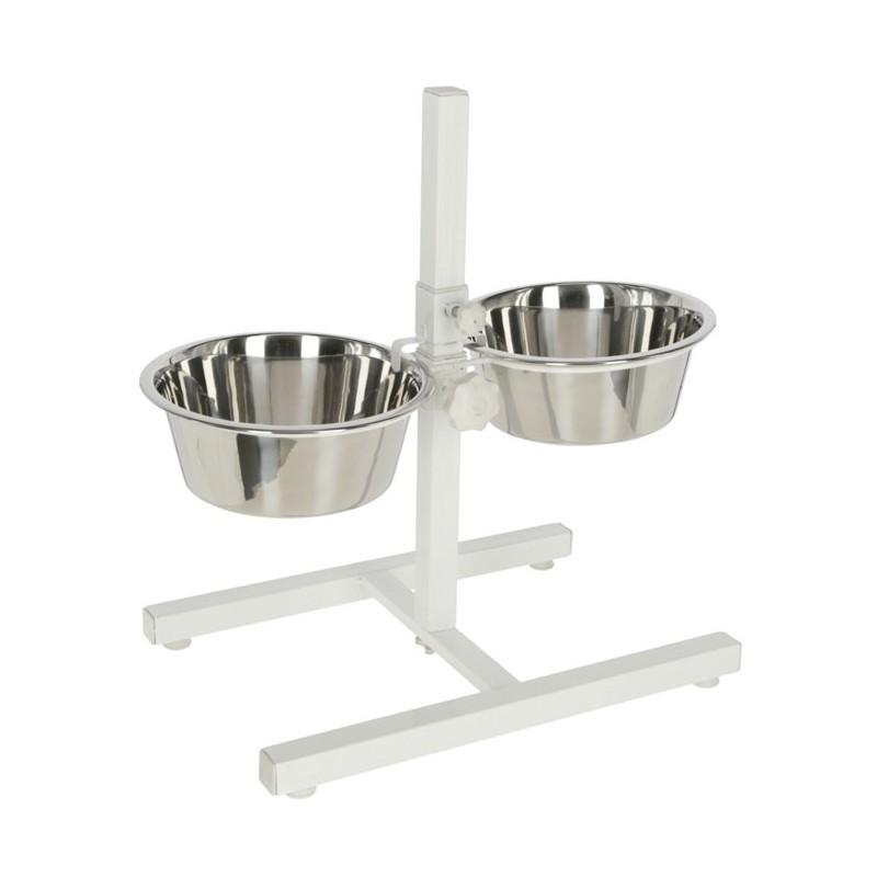 Comedouro duplo amovível para cão - Kerbl