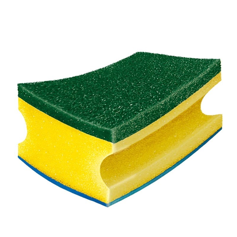 Esfregão salva-unhas verde Plus com Pano Absorvente - Vileda