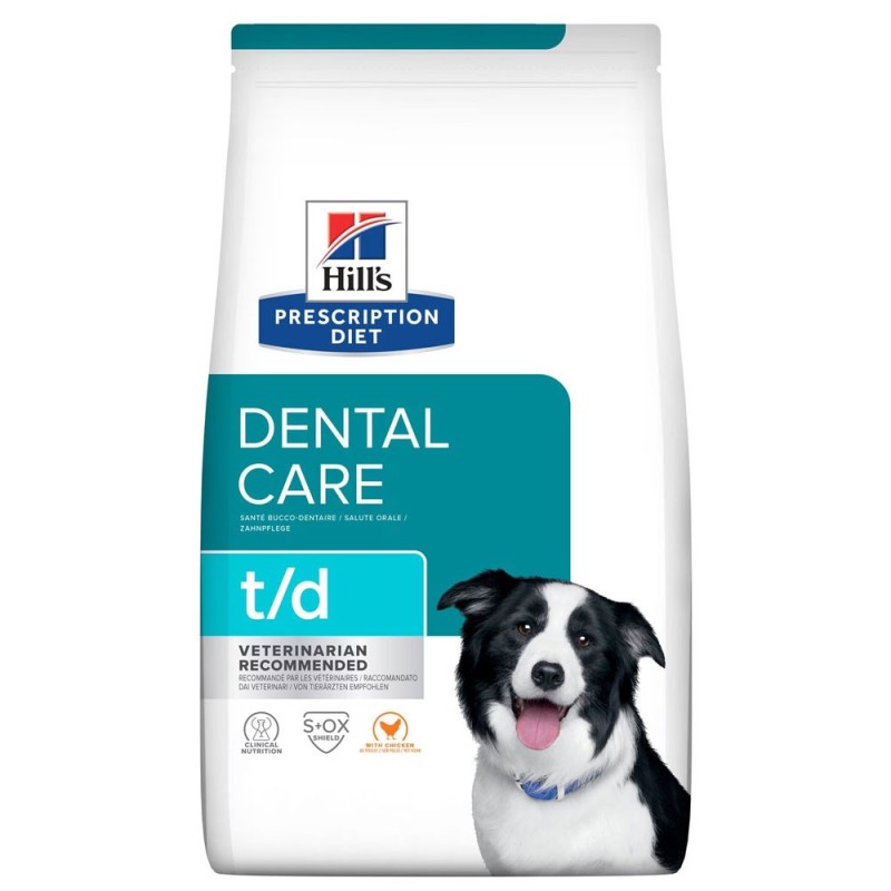 Hill's PD Dental Care t/d - Ração seca para cão para cuidado dentário