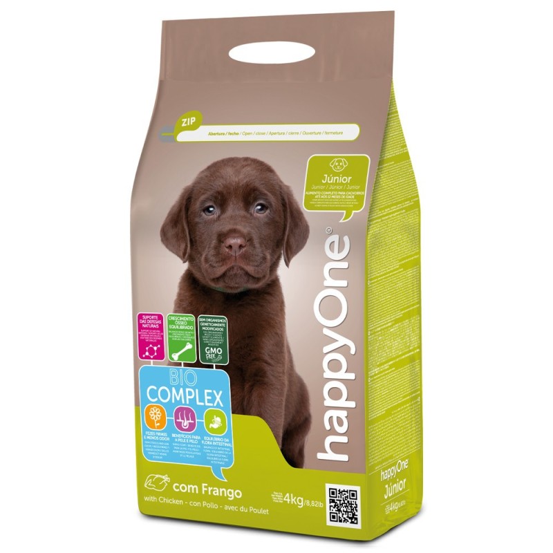 Ração para Cão happyOne Júnior Frango
